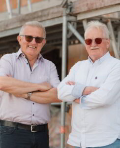 Die Gründer der Compact Bau GmbH & Co.- ihrem Bauunternehmen in Ostwestfalen-Lippe Bielefeld und Lage